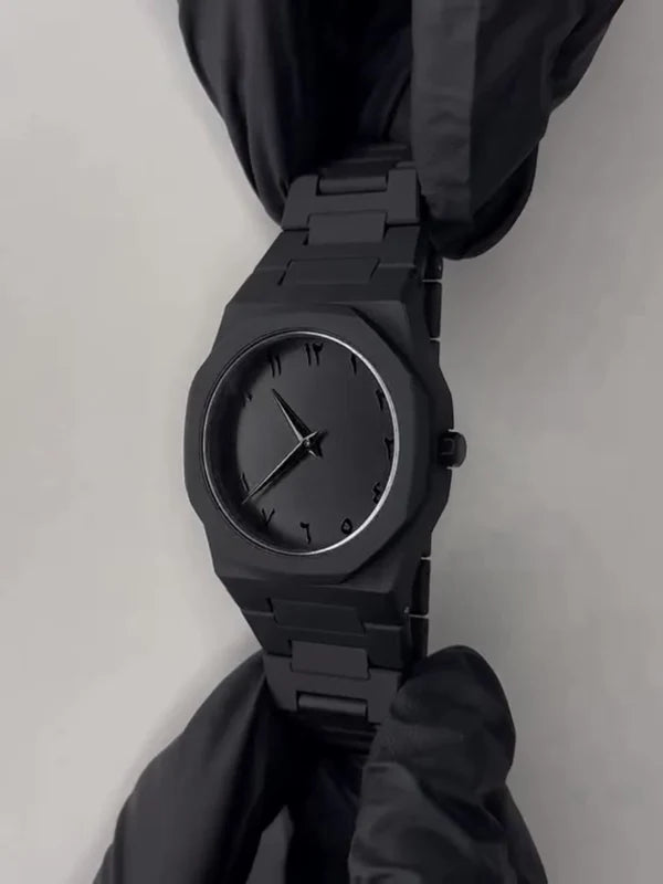Black Arabic Aura Watch