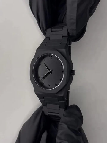 Black Arabic Aura Watch